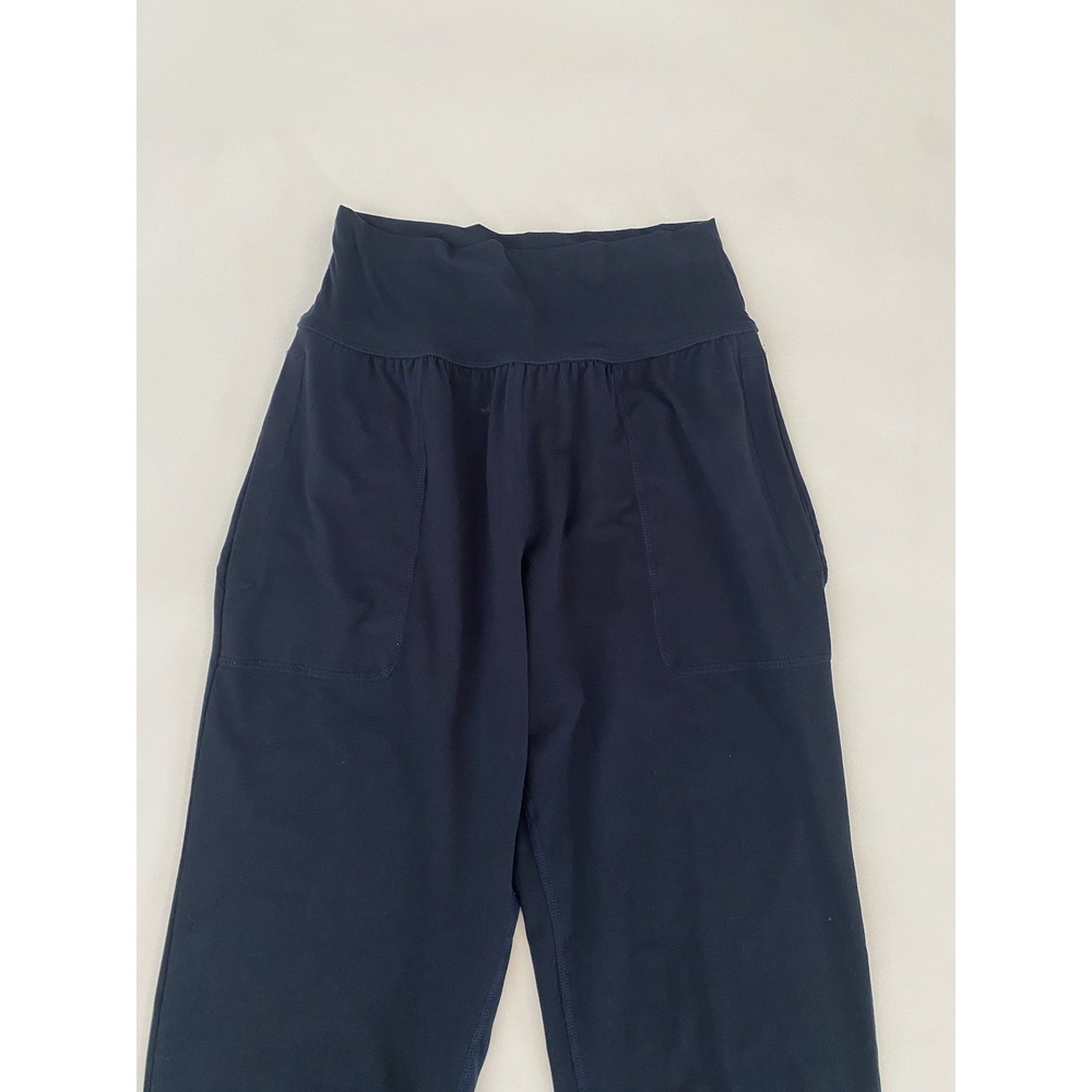 RAE MODE Butter Soft Sz Small Jogger Pockets Navy Blue Yoga Womens Excellent - Picture 9 of 14